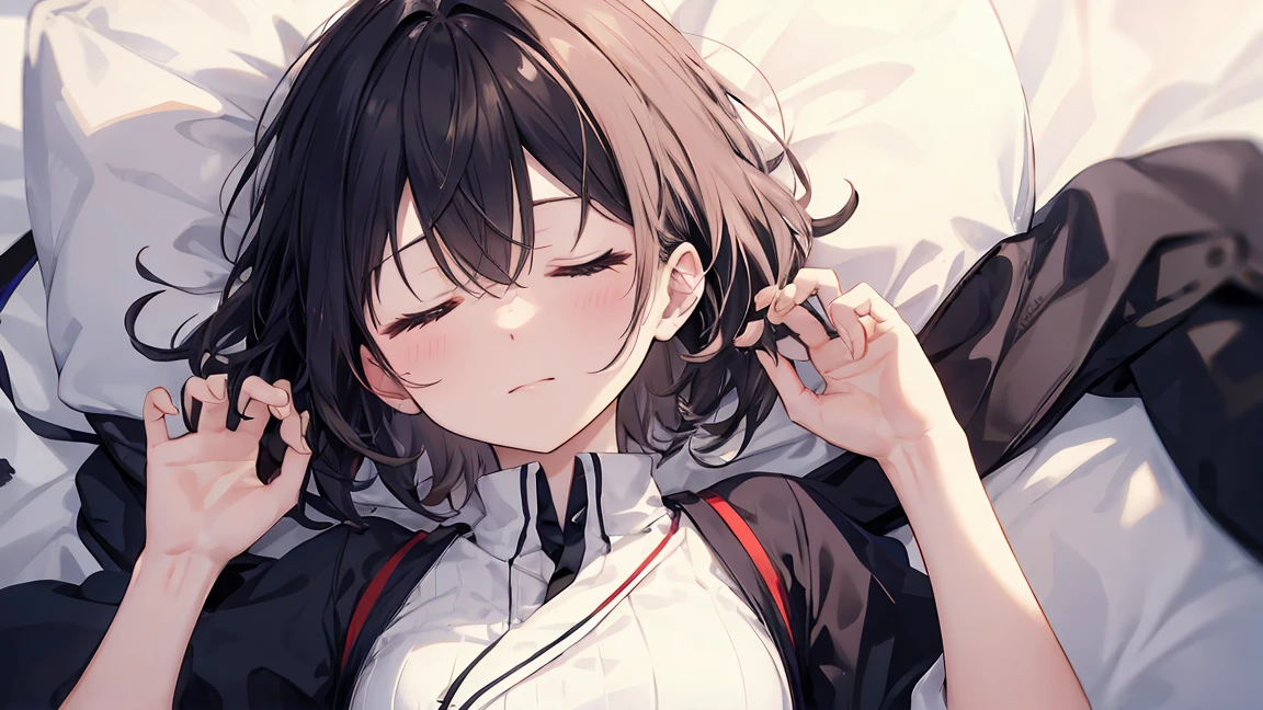 (closed eyes)