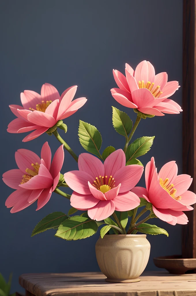 Myrtle flowers,Five petals