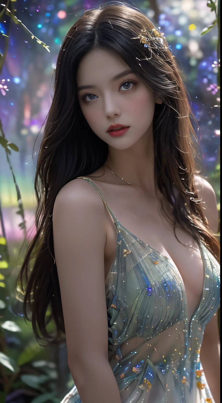 幻想 - Cool Bubble Light and Shadow Forest