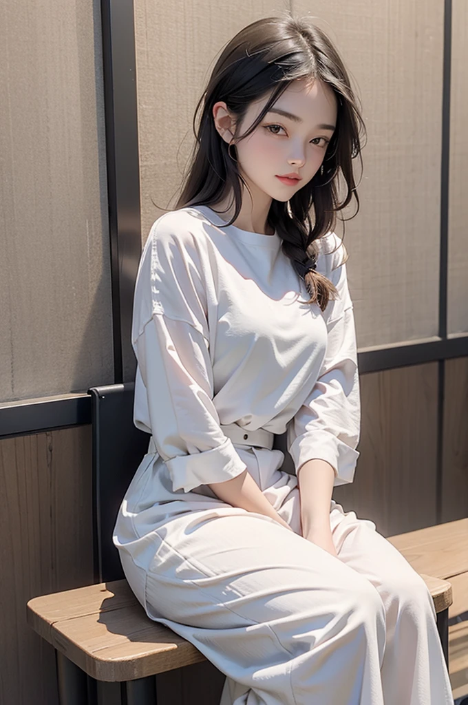 1 girl,sit