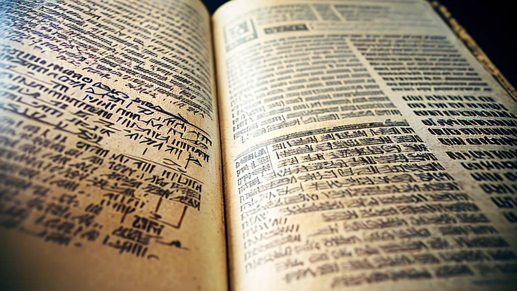 archeology、Hebrew、Close-up of an open Bible、Historical documents、Bible Manuscripts、Outdated、museum、high resolution