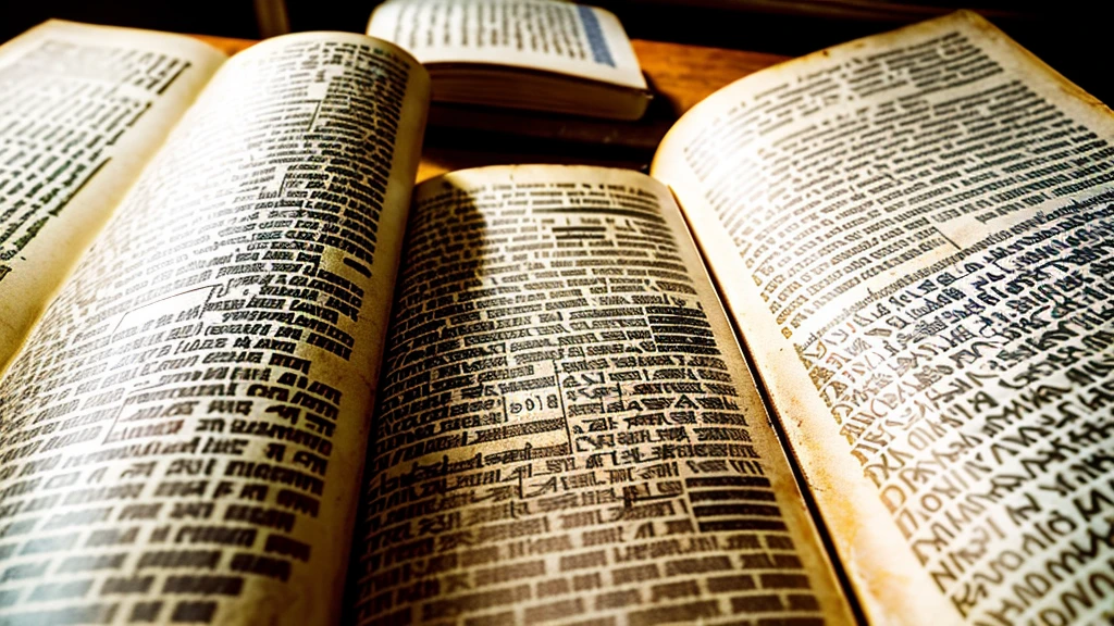 archeology、Hebrew、Open Bible、Historical documents、Bible Manuscripts、Outdated、museum、high resolution