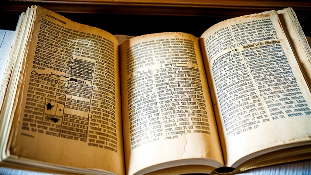 archeology、Hebrew、Open Bible、Historical documents、Bible Manuscripts、Outdated、museum、high resolution