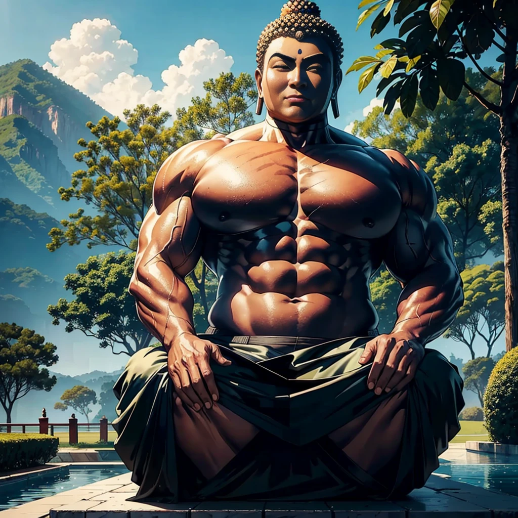 Big Buddha, big body
Strong and sturdy