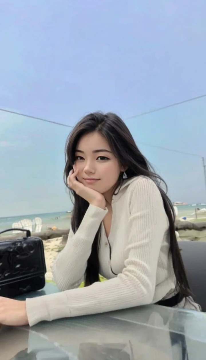 Relax in beach,girls with big booty.
