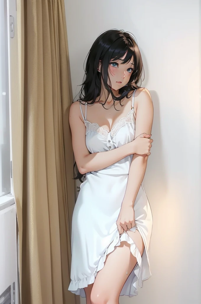 (Very detailed CG ユニティ 8k 壁紙), (masterpiece), (Highest quality), (Very detailed), (Best illustrations), (Best Shadow), (Absurd),
BREAK
girl, Sweat, vapor, Mid-chest, Browsing Caution, shy, View your viewers,