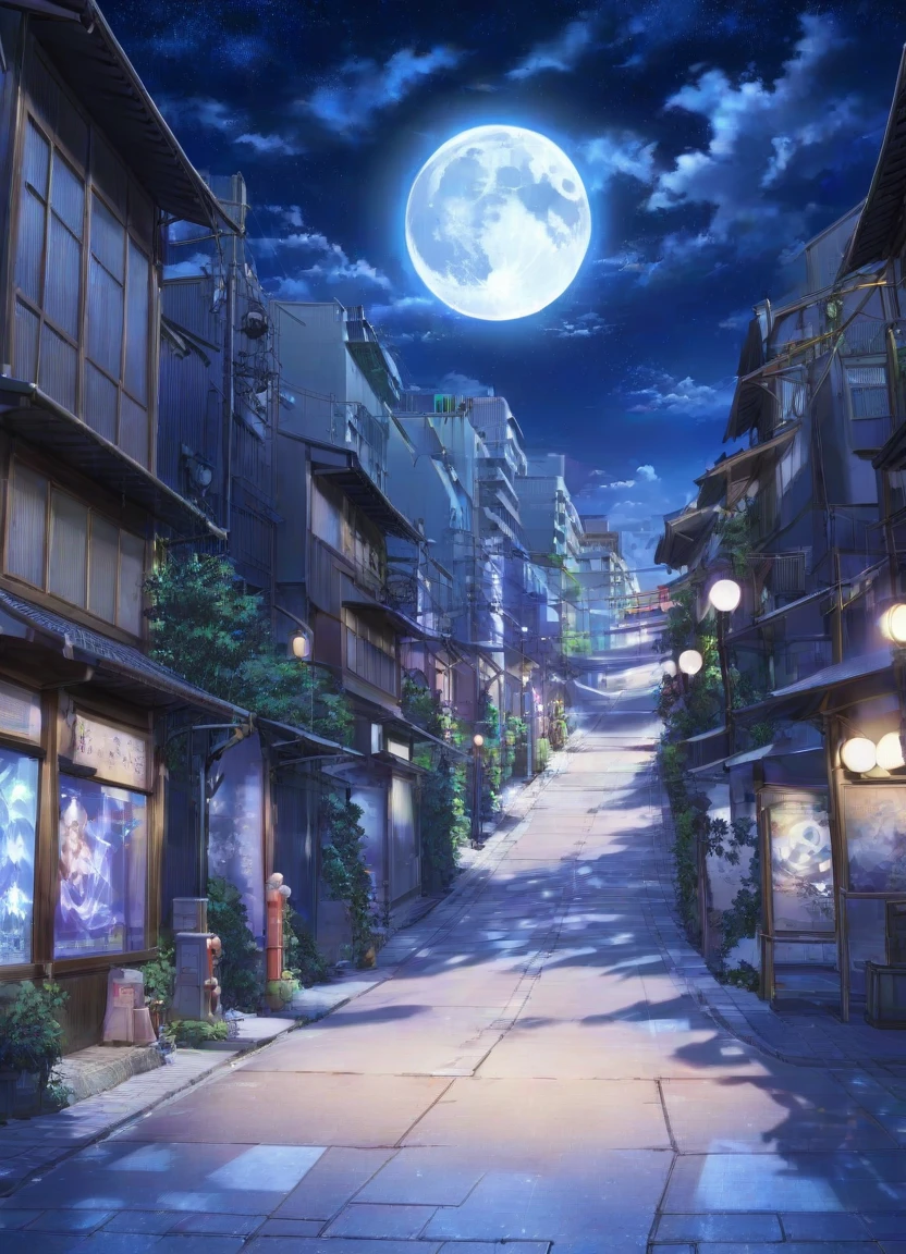 PEAnimeBG, city, street, scenery, background, anime, null,, performer, Moonlight,
masterpiece, High resolution, Octance 4K, Attention to detail
