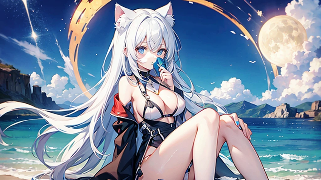 Big Breasts　Cat ear　Completely naked　first round