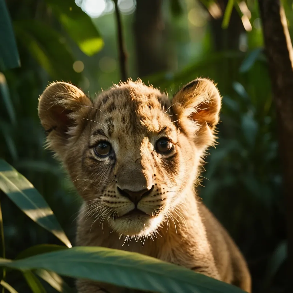 Lion Cub Animal Photography