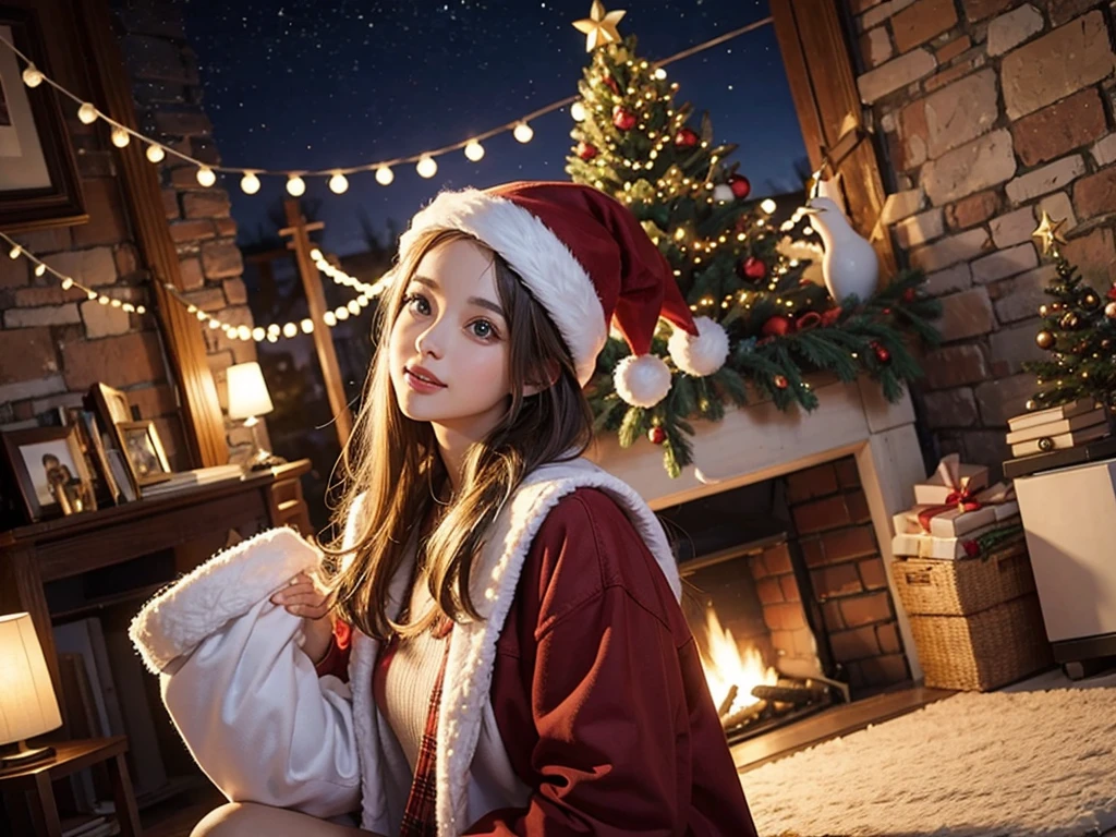 Christmas 3d background 