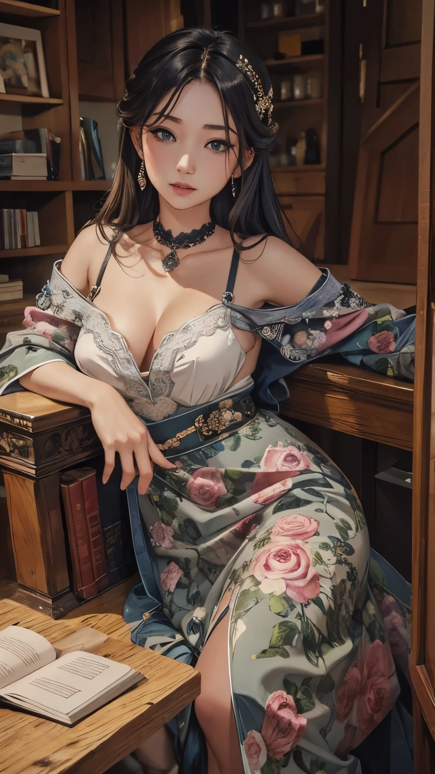 ((masterpiece, best quality)), (1 girl), (alone), (Women's Focus), (Ahog, white hair, Very long hair), Golden Eyes, A clear smile, open mouth, ((White shirt), (Button-down shirts), (gap button)), ((Black skirt), (Short skirt)), Permanent, White background, Put your arms behind your back, Dynamic angle, (side boob:1.3)