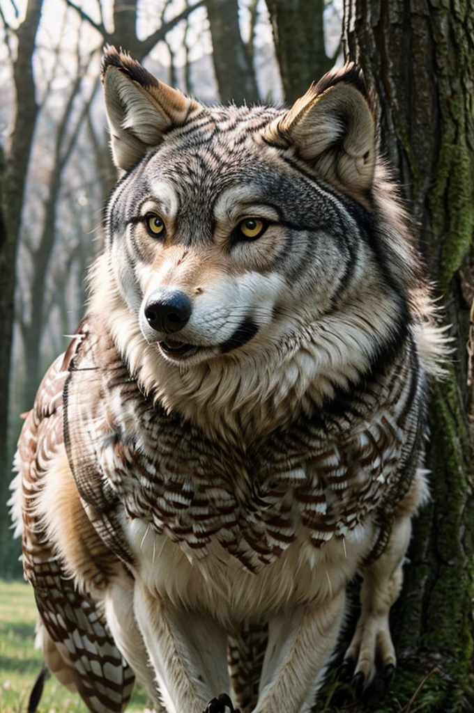 Wolf And Owl