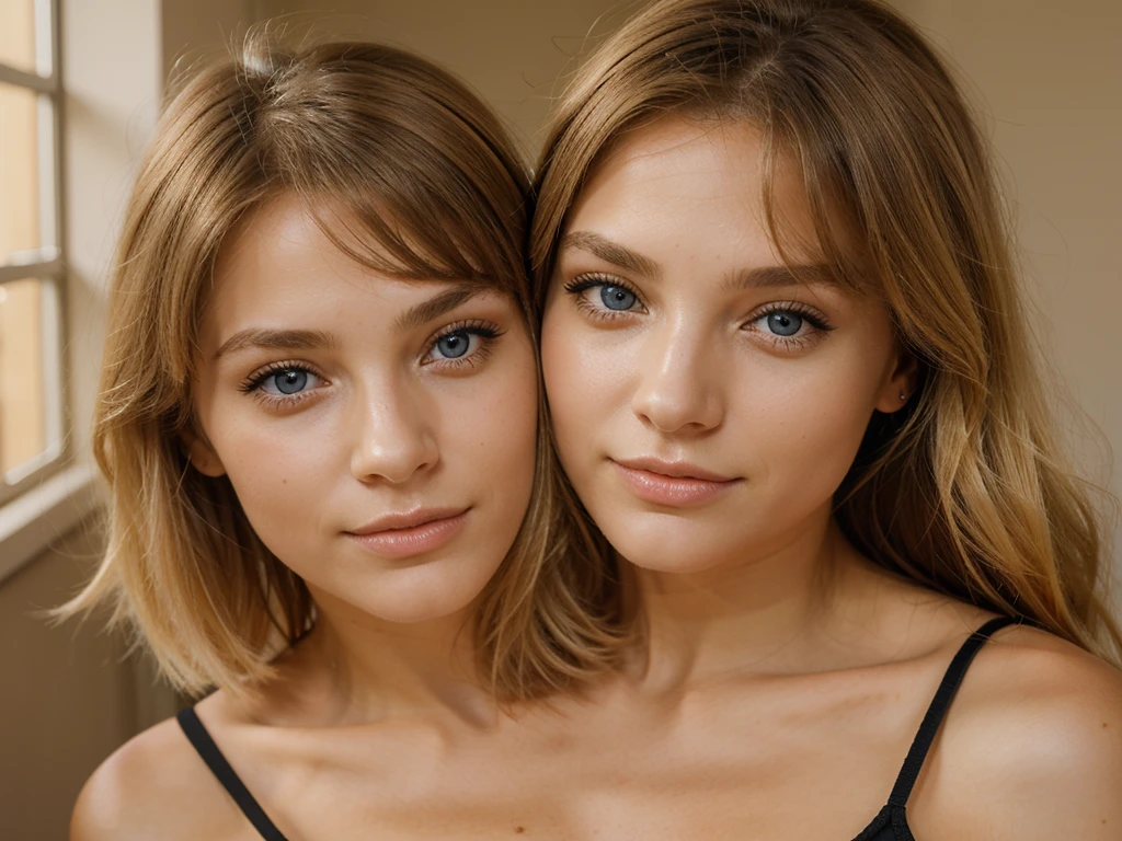femme d'environ 20 ans ,yeux magnifique, visage radieux, blonde