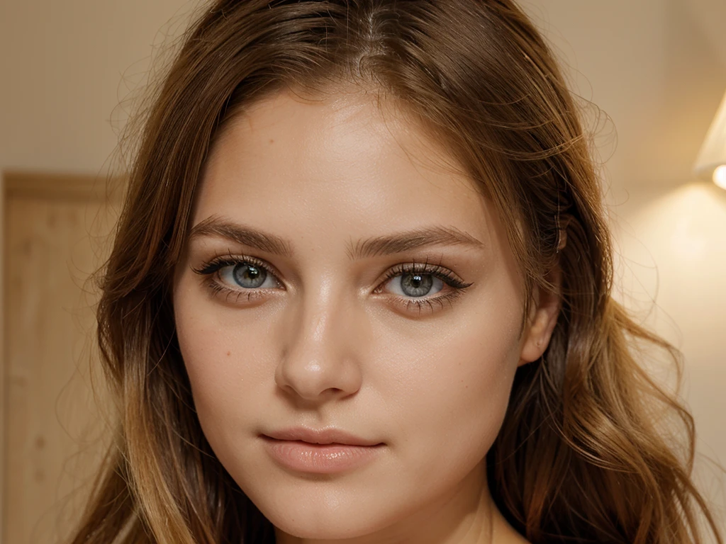 femme d'environ 20 ans ,yeux magnifique, visage radieux, blonde