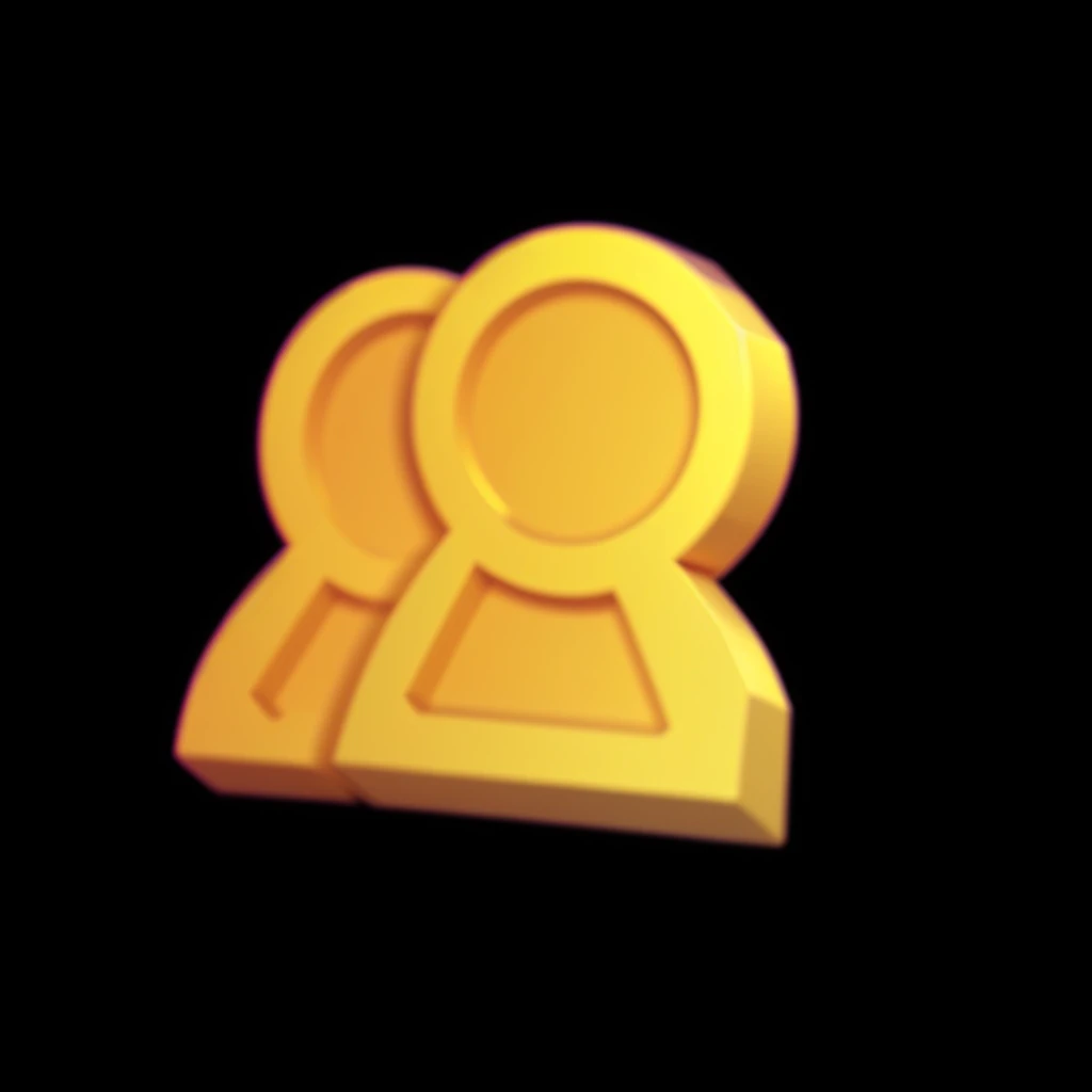 a close up of a Kaneko person icon on a black background, 2 people, user, Game Icon asset, Character Icon, Game Icon, roblox avatar, 3d icons for mobile games, No emoji, Avatar pictures, crowd, CG Society, Took the iPad, Discord profile picture, 2D Icons, Game Icon stylized, Two people, Kaneko, Adding Details
