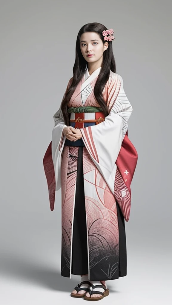 Female, moisturized skin, (pink and bright eyes), (full body: 1.4),
BREAK,
(kicking: 1.3),
BREAK,
(black grass tattoo on body: 1.3),
BREAK,
(cute kimono: 1.2), (black haori: 1.2),
BREAK,
(super long hair), (light gradient hair: 1.3), (red tips: 1.3),
BREAK,
(realistic: 1.3), (super high resolution), (highly detailed: 1.4), (full body: 1.4), (symmetrical: 1.2), (one shot),
BREAK,
(Japanese city: 1.2),
BREAK,
(Demon Slayer: 1.4), (Hirose Suzu: 1.3), (Kamado Nezuko),