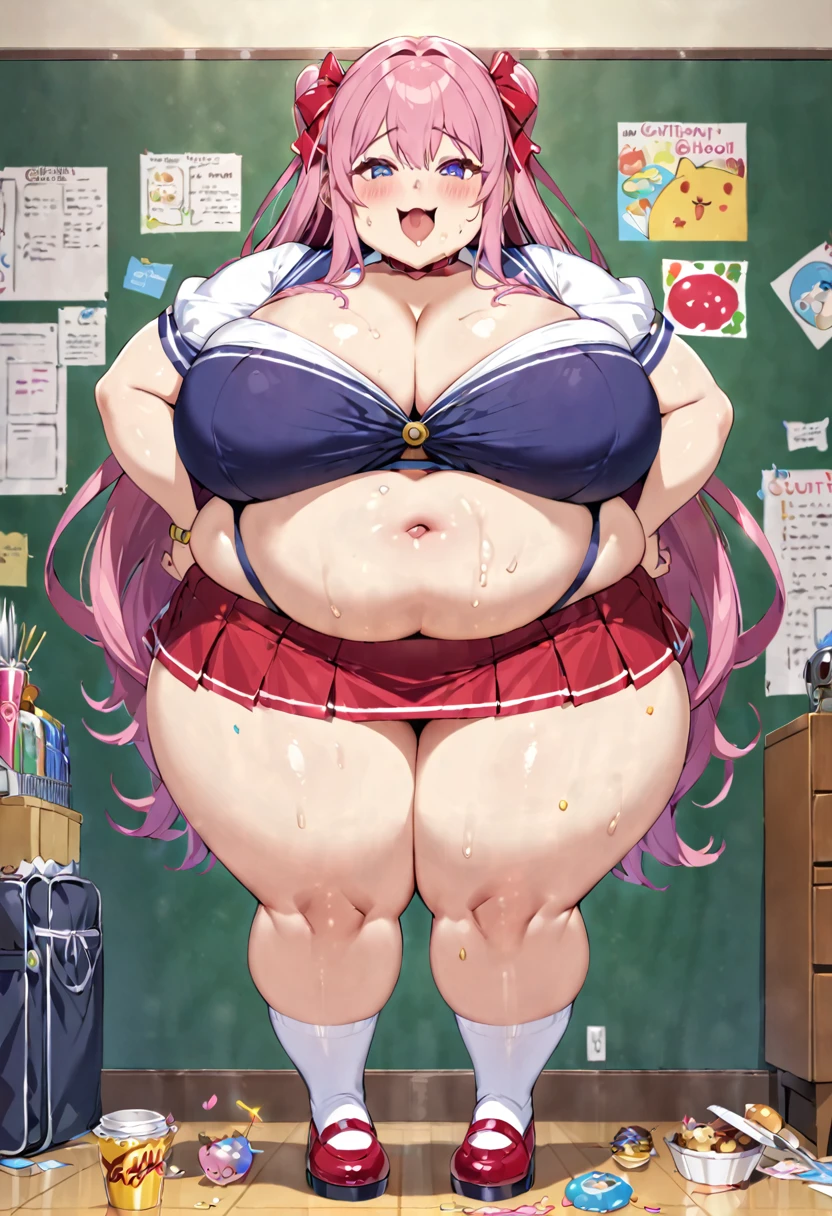 Fat obese sssbbw gluttony high school girl 