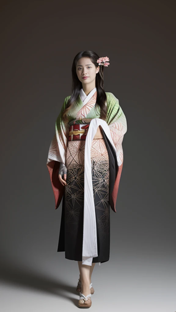 Female, moisturized skin, (pink and bright eyes), (full body: 1.4),
BREAK,
(kicking: 1.3),
BREAK,
(black grass tattoo on body: 1.3),
BREAK,
(cute kimono: 1.2), (black haori: 1.2),
BREAK,
(super long hair), (light gradient hair: 1.3), (red tips: 1.3),
BREAK,
(realistic: 1.3), (super high resolution), (highly detailed: 1.4), (full body: 1.4), (symmetrical: 1.2), (one shot),
BREAK,
(Japanese city: 1.2),
BREAK,
(Demon Slayer: 1.4), (Hirose Suzu: 1.3), (Kamado Nezuko),