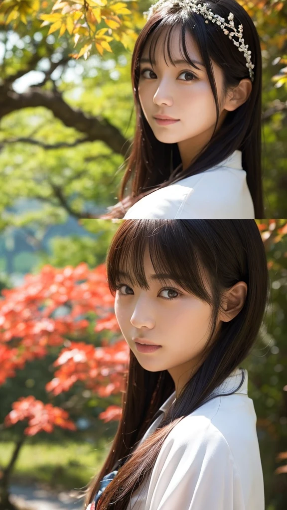 Beautiful Japanese Women、Background Nature