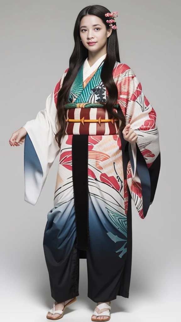 Female, moisturized skin, (pink and bright eyes), (full body: 1.4),
BREAK,
(kicking: 1.3),
BREAK,
(black grass tattoo on body: 1.3),
BREAK,
(cute kimono: 1.2), (black haori: 1.2),
BREAK,
(super long hair), (light gradient hair: 1.3), (red tips: 1.3),
BREAK,
(realistic: 1.3), (super high resolution), (highly detailed: 1.4), (full body: 1.4), (symmetrical: 1.2), (one shot),
BREAK,
(Japanese city: 1.2),
BREAK,
(Demon Slayer: 1.4), (Hirose Suzu: 1.3), (Kamado Nezuko),