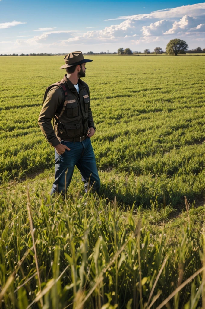 Guy in the field