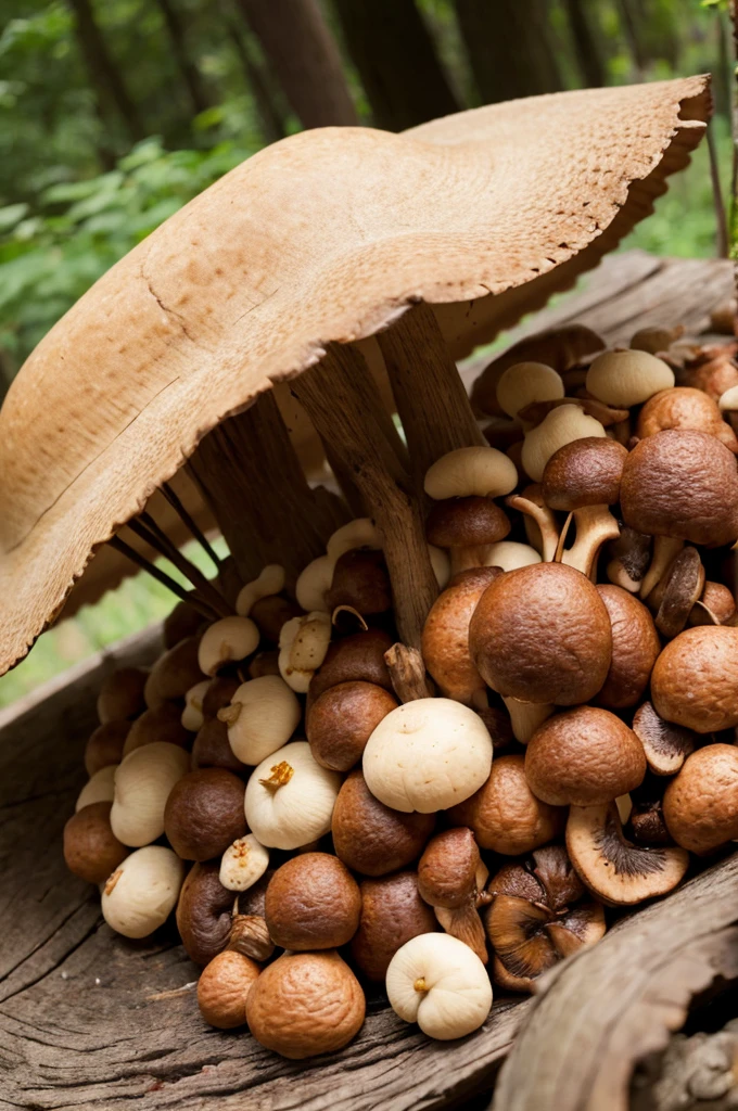 Personification of Shiitake mushroom