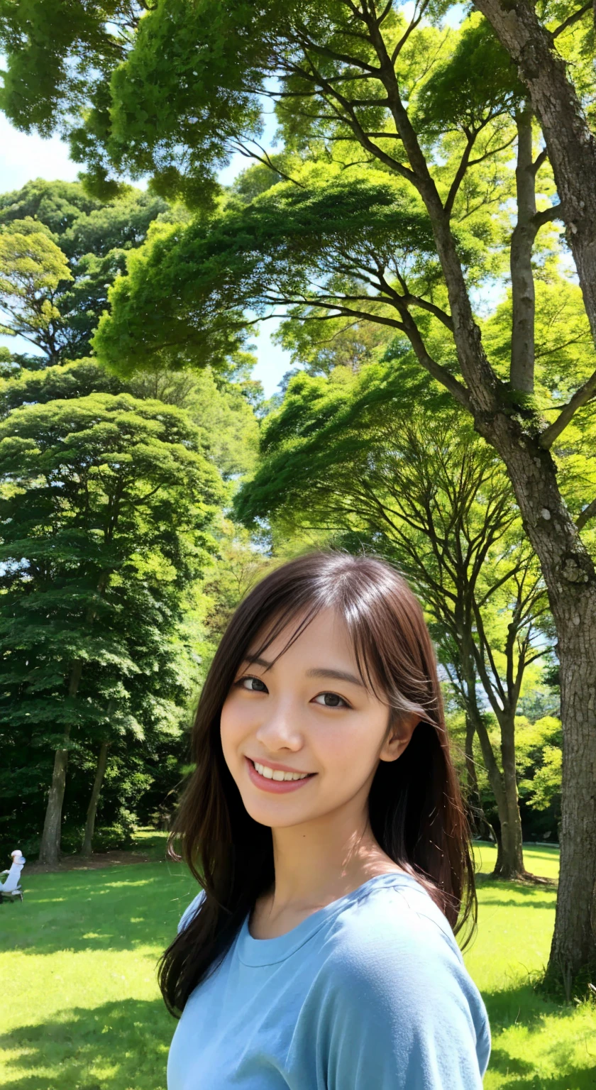 Beautiful Japanese Women、Background Nature