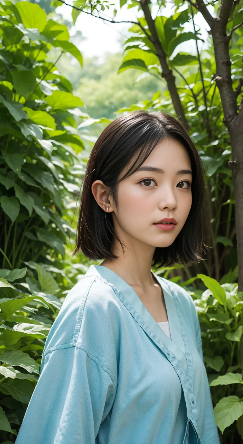 Japanese women、Background Nature