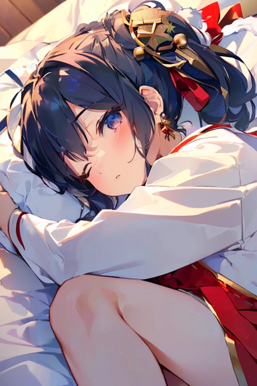 {((anime, About Art, depth of field, motiof上 blur, glowing light, 超High resolution, retina, masterpiece, Accurate, Anatomically correct, textured skin, Super Detail, 細部まinこだわった, high quality, award winning, 最high quality, High resolution, 16K))} . | {((2_女of子, random_beautiful_Hairstyle, beautiful_detailed_eye, random_student_color, big_chest, chestof谷間))} . | {((model_body, stylish_earrings, beautiful_first round, Christmas_Clothes ))} . | {( Home, in_she_bed, of上_bed, bed_Sheet, big_笑face, Lying down_of上_bed, lady_Santa_Clothes, hugging_Each_otshes, kissing, eye_Closed, face_in_frof上t_of_Each_otshe))} . | {((オランダof_angle, from_aboven upper body, (perfection_fingers:1.0), (perfection_feet:1.0), Better_hand, more_detailed))}