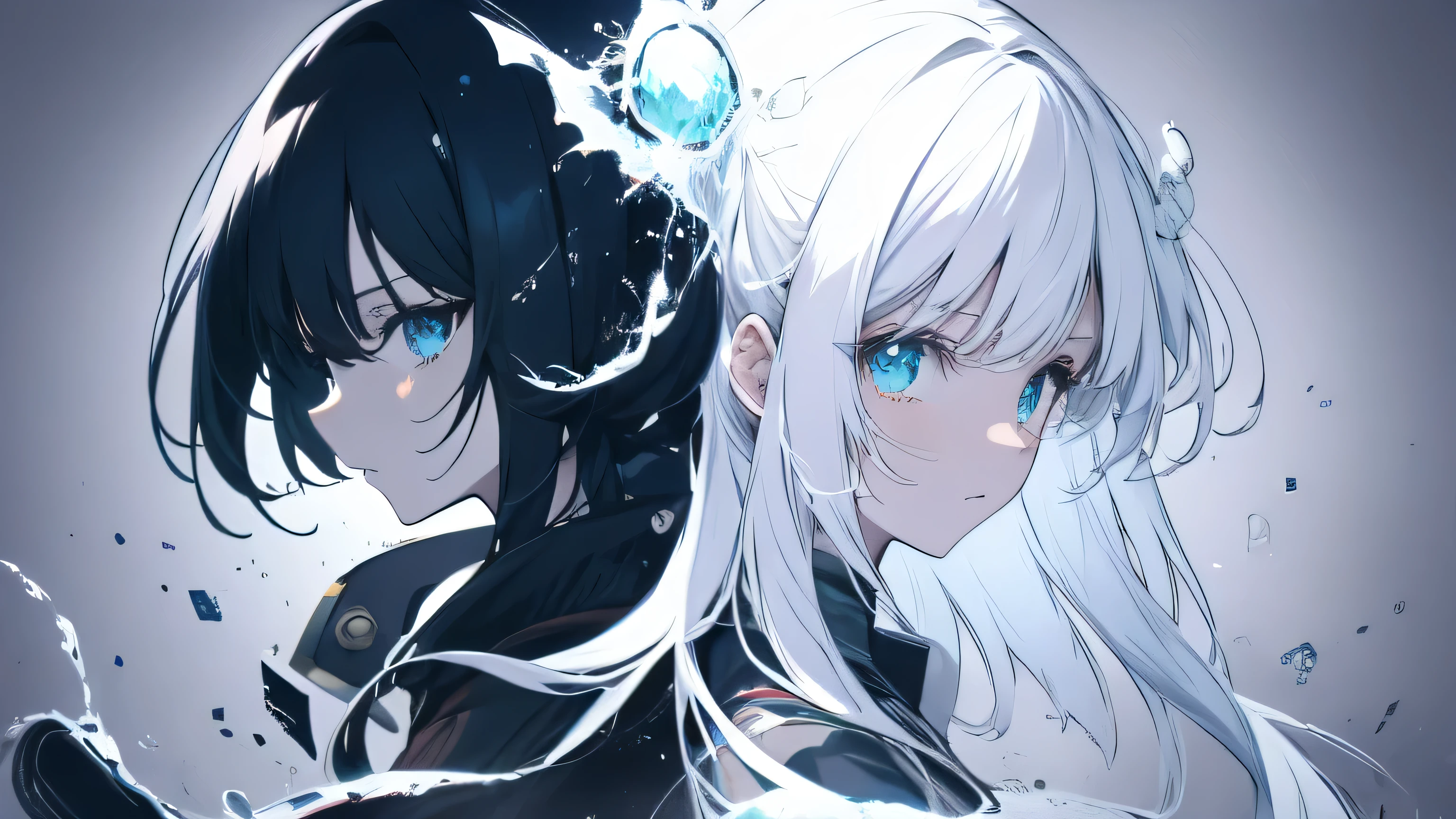split image of multiple anime characters, cool