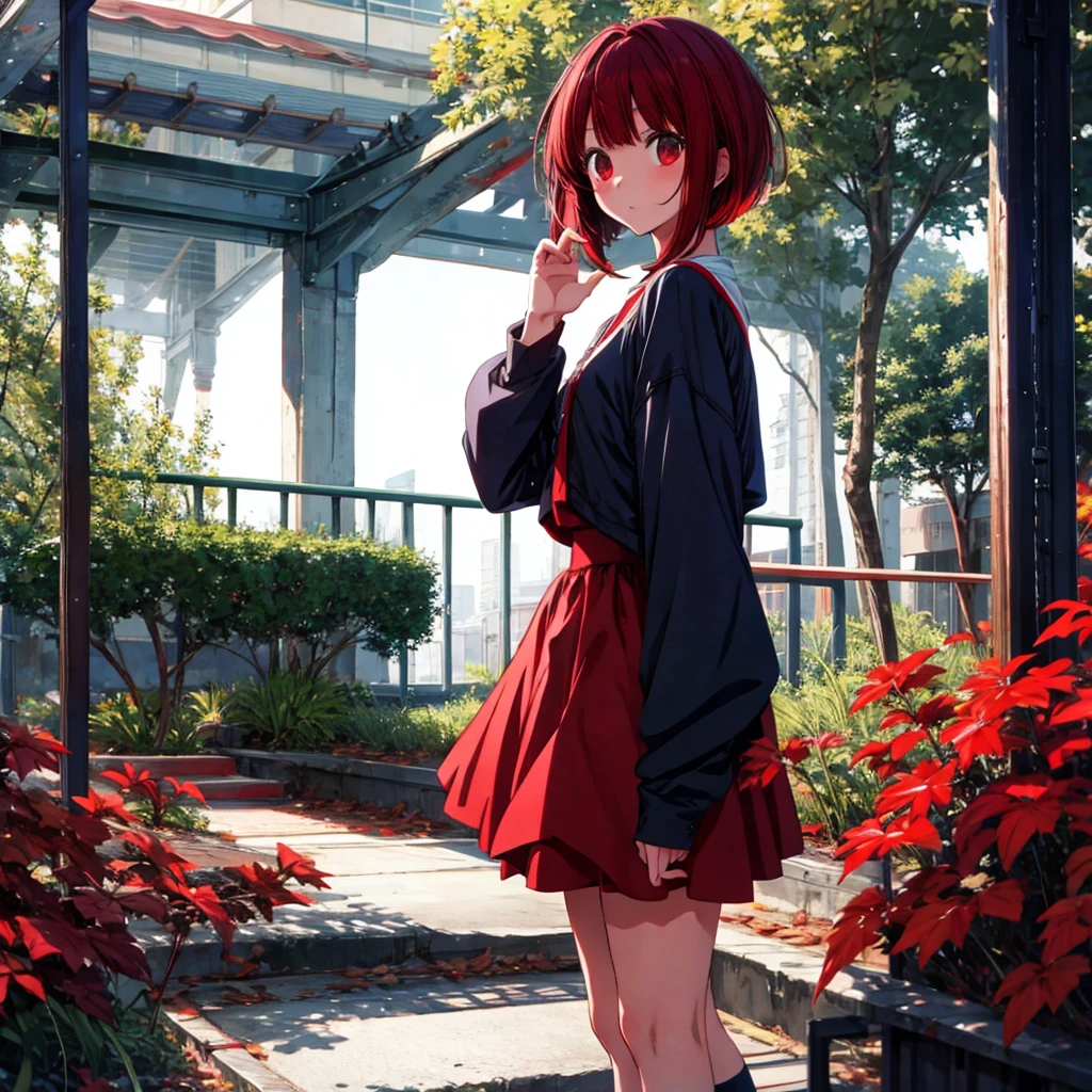 [[Clannad Style]], [[Cute girl with short hair and red bangs]], [[Red eyes]], [[dark, dark森の背景]], [[Lack of natural light]], [[Great quality]],[[masterpiece]], [[Best Artist]], [[Top performance]], [[16K quality]], [[High resolution+]]
