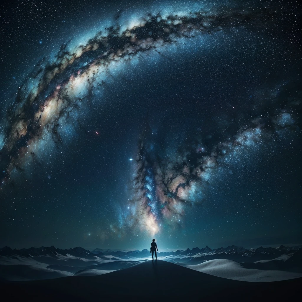 In the vast starry sky,Possess unlimited energy,Endless possibilities,They are all wandering in the starry sky,And interweave into various galaxies,In such a vast starry sky,There are countless interstellar voyages