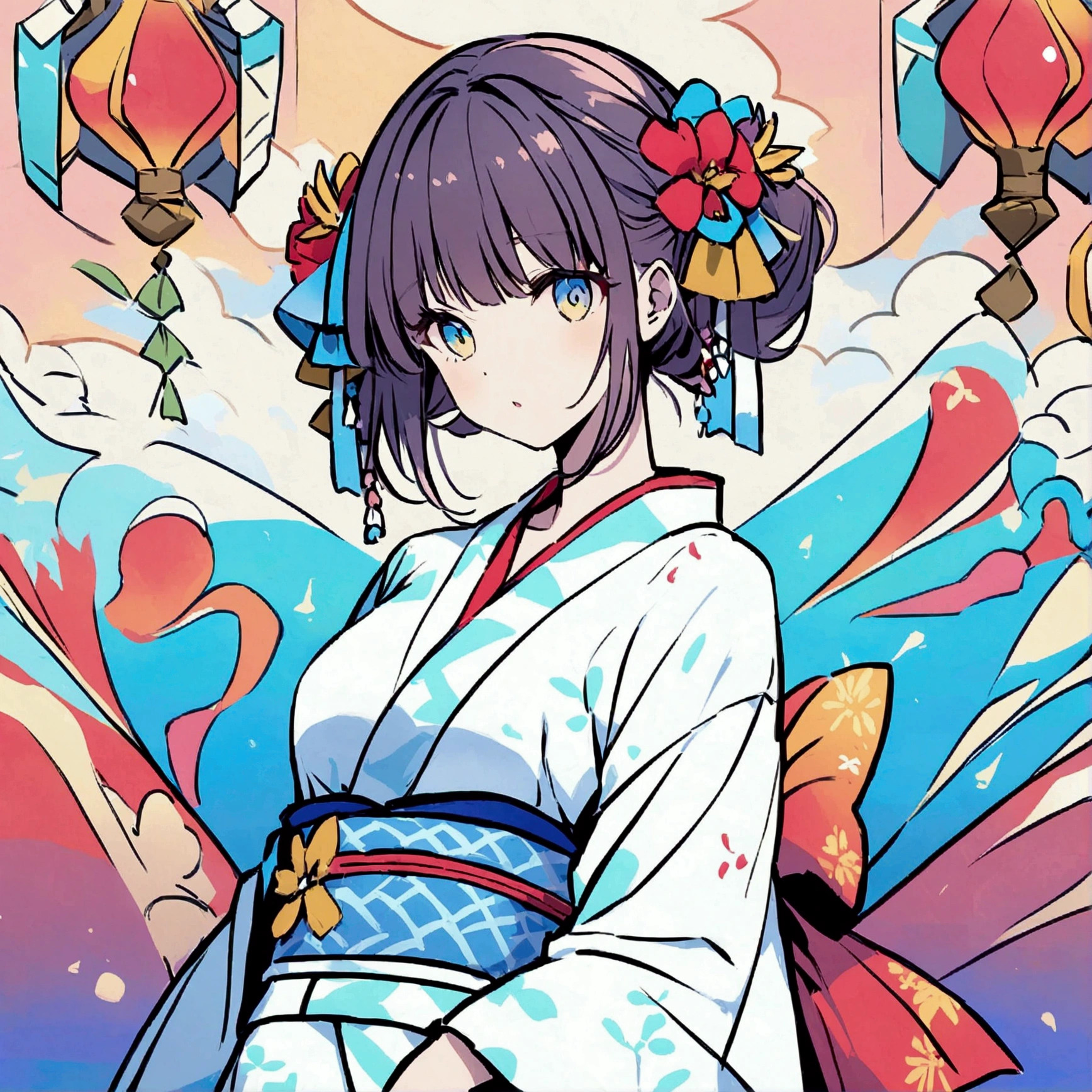 Summer festival yukata girl