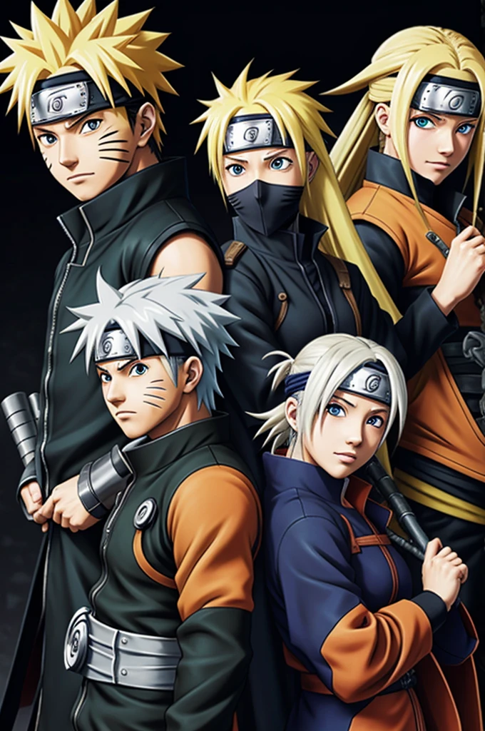 Anime,Naruto story,Kakashi and Zenade's son