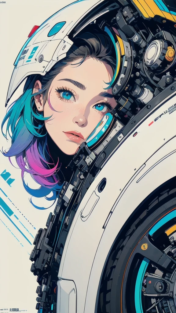 (((masterpiece, highest quality))),(((solo:1.2))),(((1girl:1.2))),32k wallpaper, very detailed, poster, vintage science fiction,(((((geometric cinematic movie poster))))), ((bauhaus)),(shape),(((abstract))),(mid century modern),movie poster,(((((portfolio))))),(((((Close-up))))),(((((bust up))))),((((more various angle)))),(((highlight))),Vast landscape,((((heterochromia)))),(((complete. detailed face))),(((Extremely talented))),(((most complecated machine))),(Colorful color scheme)