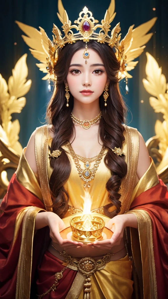 goddess　gold　gorgeous　crown