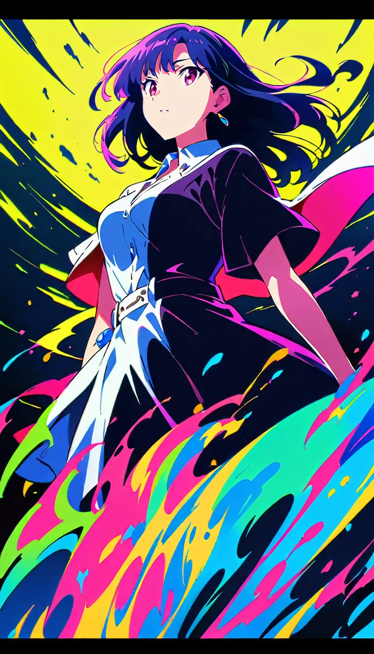 (anime artwork, anime style:1.2, studio anime, very detailed, up to date, vibrant, Anime Coloring, high contrast, masterpiece:1.2, best quality, best aesthetics), (1 girl), The woman's large breasts have the charm to captivate all men., The costumes, which emphasize the breasts to the maximum extent, are sexy and very beautiful with delicate craftsmanship, and the costumes are made with high technical skill., A woman looking up at you is cunning, but no one can resist her charm., If you look into those captivatingly beautiful eyes、I'm sure you'll love her too.