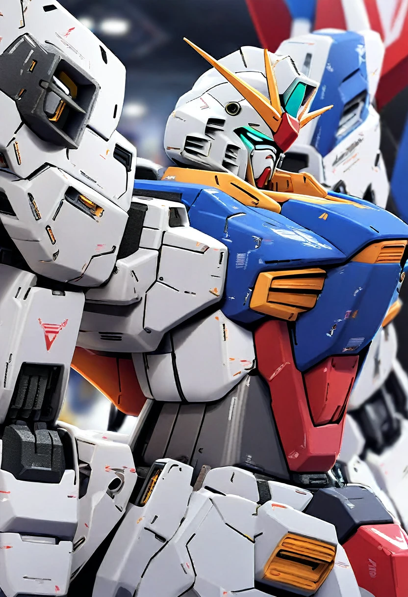 1girl, 1girl, 00 gundam, gundam,growing eyes,masterpiece, best quality, absurdres,close up face