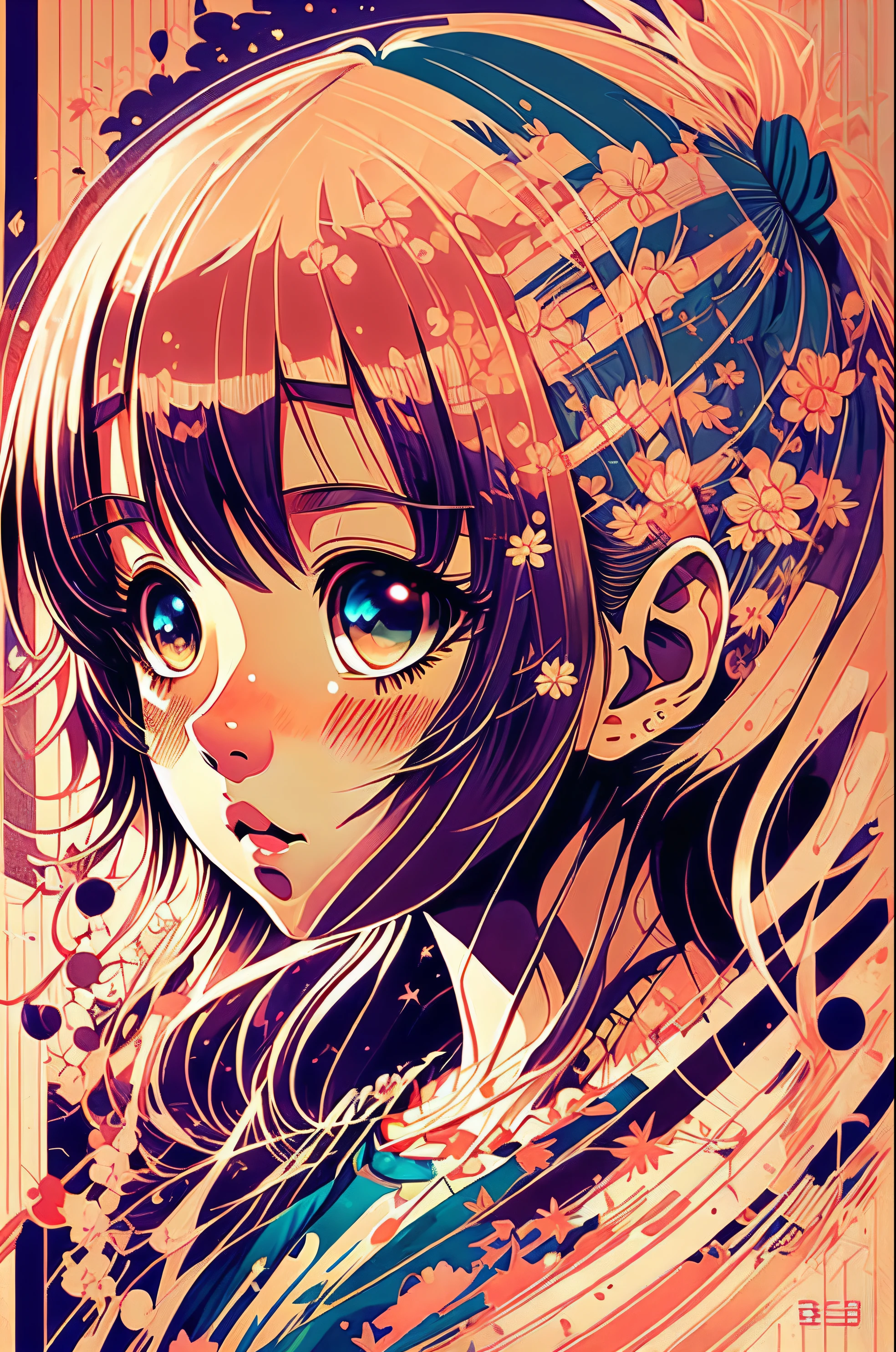 Masterpiece illustrations with anime style and bright colors. Lovely, Popular vibe and realistic finish，Exquisite details. Powerful compositions and striking anime characters.
10 here --auto --s2