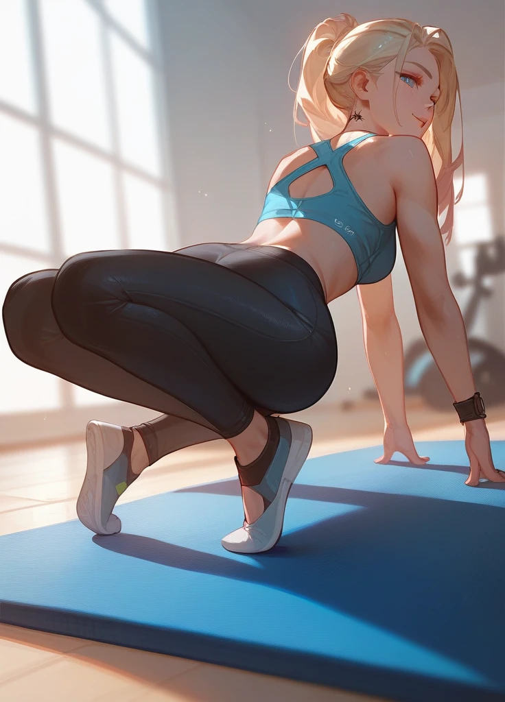 Feet shine , yoga hose