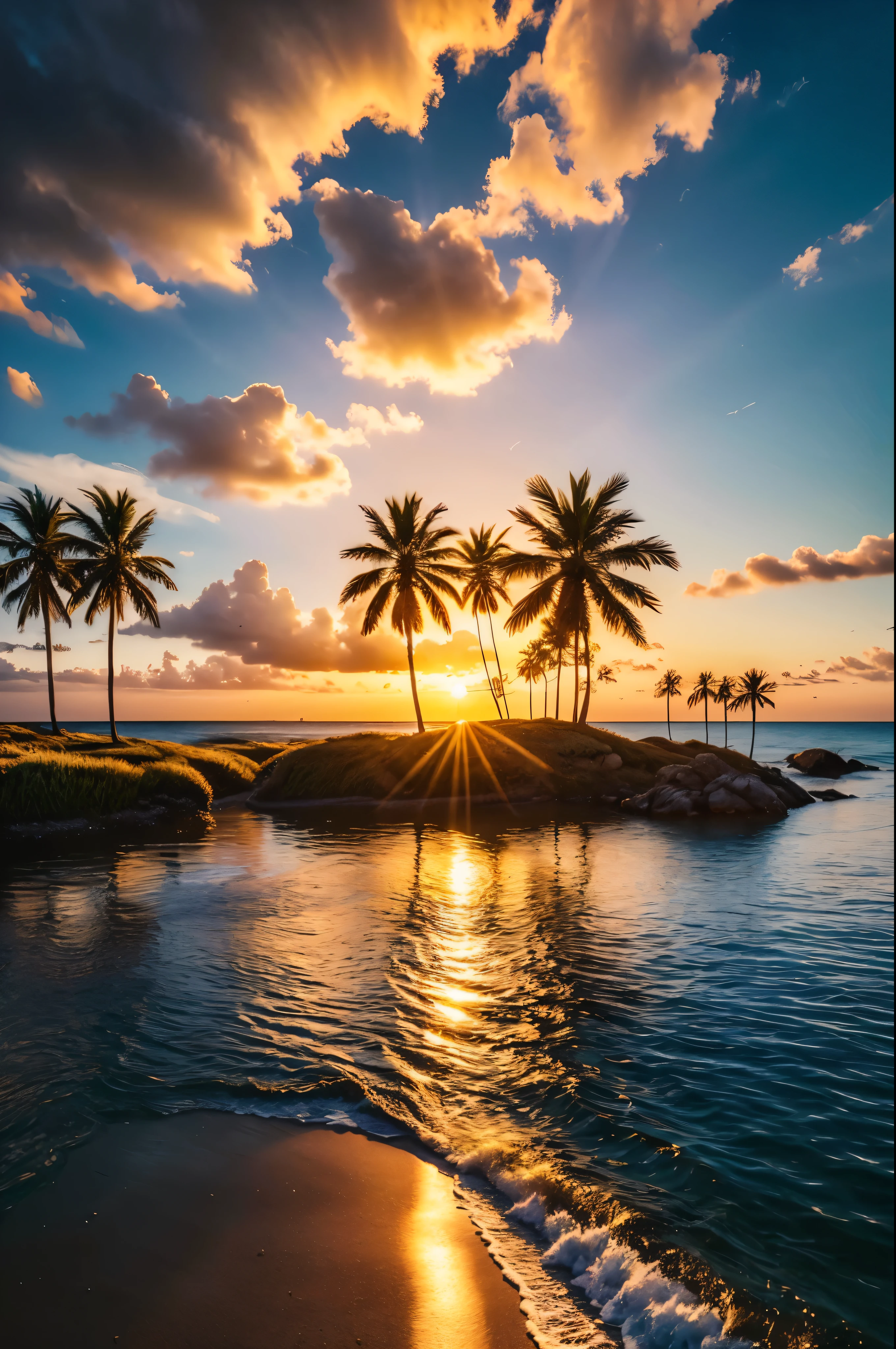 photorealistic landscape, natural landscapes, naturals, Natural Beautys, golden sunset, sky, sky Power, Detailed realistic sunset, palmtrees, God's city, Heavens Realm, mountainous landscape, Rivers of water, sunset Realism, natural treess, alone men, man on his back, man's back, panorama, Alpha Male, Path to Heaven, heavenly, 8K Detailed Realistic Image, 16K Photorealistic Contrast, 8K Photorealistic Sharpness, Photorealistic 4K cores, 16K Photorealistic Shadows, 8K Photorealistic Textures, 16K Photorealistic Texture, 4K Photorealistic Light, 4K PhotoRealism, FullHD 4K Detailed Contrast, detailed sharpness FullHD 8K, detailed sharpness FullHD 4K, detailed sharpness, 2K detailed colors, lifelike colors, FullHD Detailed Shadows, 4K Detailed Textures, detailed texture, padoru, natural beautifuls, chic,