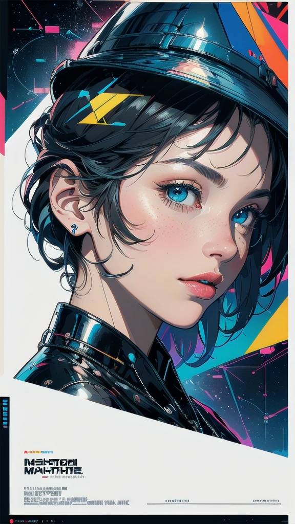 (((masterpiece, highest quality))),(((solo:1.2))),(((1girl:1.2))),32k wallpaper, very detailed, poster, vintage science fiction,(((((geometric cinematic movie poster))))), ((bauhaus)),(shape),(((abstract))),(mid century modern),movie poster,(((((portfolio))))),(((((Close-up))))),(((((bust up))))),((((more various angle)))),(((highlight))),Vast landscape,((((heterochromia)))),(((complete. detailed face))),(((Extremely talented))),(((most complecated machine))),(Colorful color scheme)