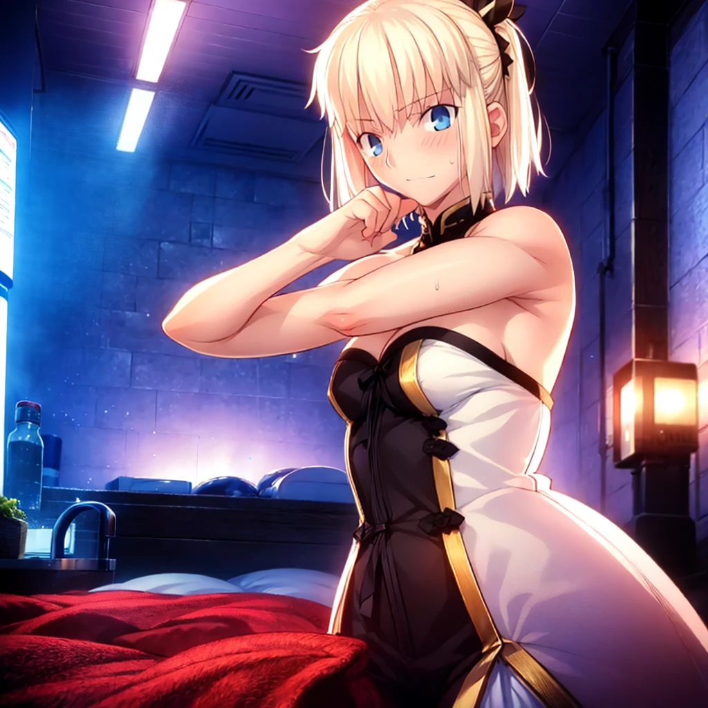 High resolution, 最high resolution,high resolution,{Things to know_f de stay night ufotable:1.15}, Rubio_ Best Quality, masterpiece, フルnude,Sweatだく,Blushing,smile,Armpitアップ,Sweat,Armpitを広げて見せている,bed,Moist,Blonde,whole body,pubic hairあり,Love juice,Armpit,side,sideの下,Armpitの下,sideアップ,Sweatをかいている,sideSweat,Upper Body, 1 person,sideズーム,Armpitズーム,Armpitを見せつける,sideを見せつける,両Arms behind head,nude,Raise your arms, Inner cavity reflection,whole body,Two arms,Alone,sexy,1 personだけ,Looking at me,膣からsemenが垂れている,front,pubic hair,Obscene lines,Ray tracing,Slender body,E Cup,Embarrassing,Armpit強調,side強調,ArmpitSweat,sideSweat,Wet Skin,Open your mouth,Noise Reduction,((Place your hands behind your head)),Emphasis on the crotch,Chest Enhancement,stage,Perfect lighting,体をfront,Look up,looking at the camera,真front,I don't want to go away.,体をfront,両Raise your arms,両Arms behind head,Embarrassing,Hands behind head,Hotel Rooms,bedの上,全naked,naked,膣からsemenが垂れている,bedに横たわる,,フルnude,オイルを塗ったテカテカのsideの下を見せる、オイルを塗った光沢のあるsideの下:1.30、Surreal、sideの下、オイルを塗った光沢のあるsideの下:1.30、光沢のあるsideの下、オイルを塗ったぬるぬのsideの下:1.30、ぬるぬるした光沢のあるsideの下:1.20、明るく詳細なsideの下、sideの下の細かいシワ:1.7、リアルなsideのシワ:1.7、sideの下を照らす光:1.4、side毛穴の細部まで), Armpit見せポーズ,side見せポーズ,Nipples,Nipplesが立っている,No clothes,素っnaked,Armpitアップ,sideアップ,NaughtyなArmpit,Naughtyなside,Sweat,Naughty,Arms behind head,Armpitを広げる,sideを広げる,Embarrassed look,Love juiceが垂れている,NaughtyなPussy,体をfrontへ,pubic hairが生えている,pubic hair,semen,semenまみれ,Naughtyな体,Naughtyな身体,NaughtyなPussy,Naughtyなgenital,genital,NaughtyなPussy,Naughtyなnaked,Naughtyなnaked体,Naughtyな肉体,Naughtyなボディー,恥ずかしそうにArmpitを見せている,恥ずかしそうにsideを見せている,lotion,lotionまみれ,Vaginal fluid,Vaginal fluidが垂れている,Love juice,Love juiceが垂れている,semenでベタベタ,Sticky with semen,Sperm,Spermまみれ,Spermでベタベタ,Pussy,Pussyを見せつける,Pussy,Pussyを見せつける,Embarrassed look,Groinにタトゥー,Groin,View your viewers,genital,女genital,湿ったArmpit,湿ったside,smile,4K,（8k）,Noise Reduction,Place your hands behind your head,Emphasis on the crotch,((Place your hands behind your head)),(Shiny, oily skin), Raise the hand, (Raise your arms above your head:1.5), Put your arms behind your head, sideの下, (sideの下 into viewer's face:1.5), (View your viewers:1.5), Raise the hand,蒸れたArmpit,蒸れたside