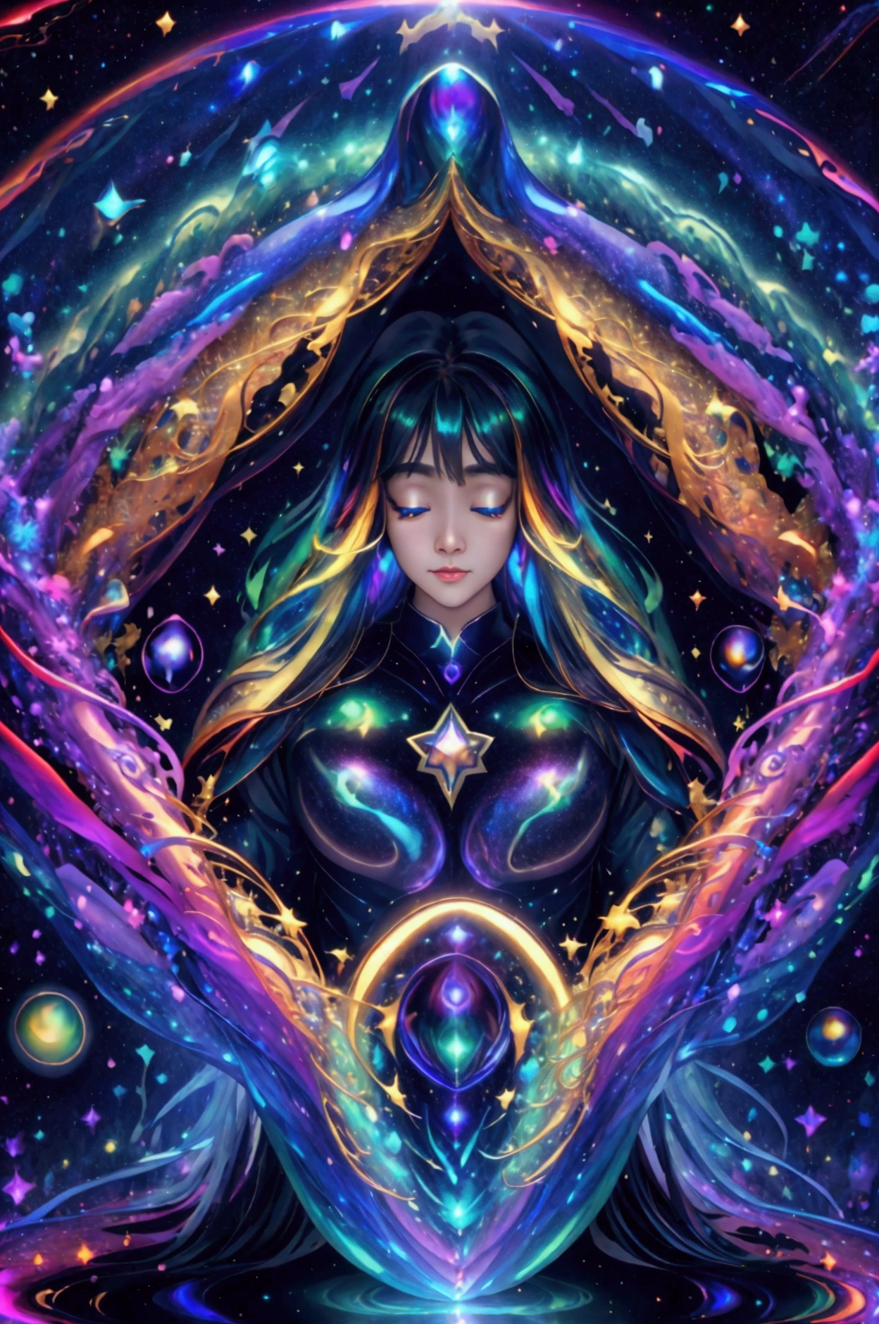 The world we see、Iridescent幻想的なNight Sky、constellation,Mysterious Landscape、firework、firework大会、Iridescentfireworkが打ちあがっている瞬間、夜nullとともに、幻想的な海景色で壮大なfirework、future都市、Highest quality、masterpiece, (Diffuse reflection of light:1.2), When the fantastic rainbow turns into shadow, bathed in a mystical atmosphere.Cast magic spells. evoke a sense of wonder and awe. A fusion of natural grandeur and magic, Weaving dreams into reality. Behold, null, And the unknown, wonderful風景、 Iridescentconstellation、Iridescent空包み込まれそうな瞬間,When the stars shine in rainbow colors、Astronomical Observation、Planetarium、meteor、colorful,美しいconstellation、3D,wonderful景色,Night Sky,An atmosphere full of dreams and hope,masterpiece.16K, Ultra-high resolution, to be born,wonderful ,future、Iridescent、The world 30 years from now。