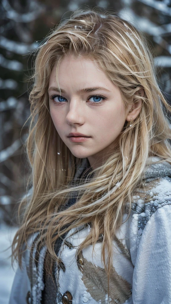 AlexiaThompson01R, emerges from the snow falling outside, her straight blonde hair capturing the softness of flakes dancing in the wind. His expression is a mix of sadness and determination, reflected in your deep blue eyes, that seem to absorb the vastness of the Canadian winter. Tears join the cold raindrops on your cheeks, a melancholic synthesis of the nature that surrounds it. Her rosy lips and immaculately clear skin are markers of her innocence. ., while his arrogant stance indicates surprising inner strength. The direct, golden hair falls softly over the shoulders, adding an aura of serenity to your figure. AlexiaThompson01R is more than just a person lost in the vastness of the Canadian winter; She is a vision of beauty and resilience, a promise of hope in the midst of sadness.