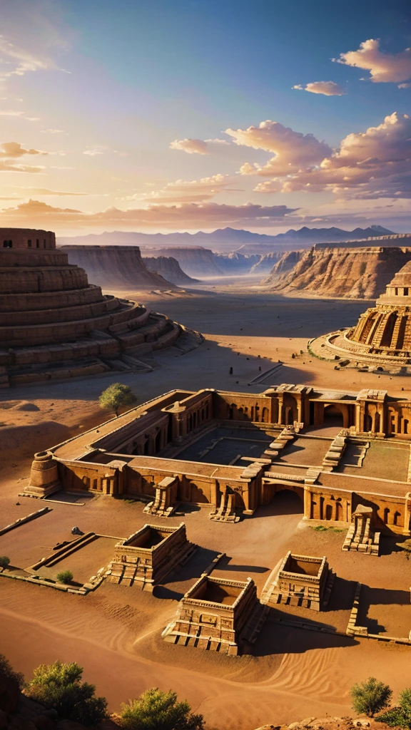 landscape,Buildings of ancient advanced civilizations,High resolution, masterpiece, 最high quality, High detail, high quality, Very detailed, Ultra high definition,