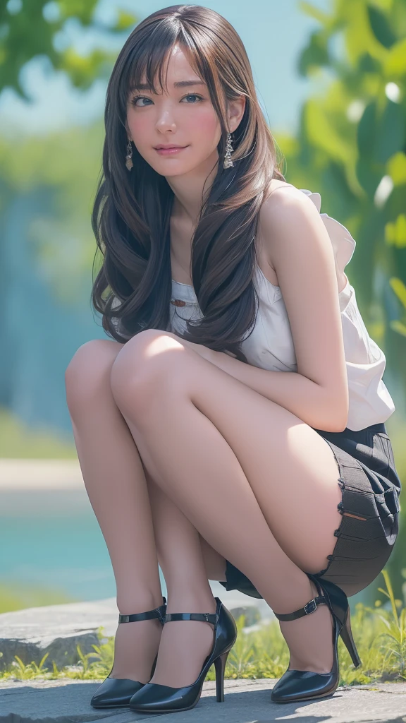(extremadamente delicada y hermosa: 1.2), (petit young girl), flequillo, ojos azules, borroso, fondo borroso, lazo, brown-hair, boca cerrada, de lado, cabello entre ojos, lazo para el cabello, linterna, light particules, hot skirt, mirando al espectador , cabello mediano, noche, lazo rojo, solo, estrella \(simbol\), cuerpo completo, sonrisa, labios rojos, (((Vista posterior))), ((a cuatro patas)), ((piernas abiertas)), (El trasero sobresale))), (debajo de las rodillas en detalle),
(obra maestra: 1.0), (mejor calidad: 1.4), (Ultra HD: 1.2), (fotorrealista: 1.4), (8K, fotos RAW: 1.2), (enfoque suave: 1.4), (foco nítido: 1.4),