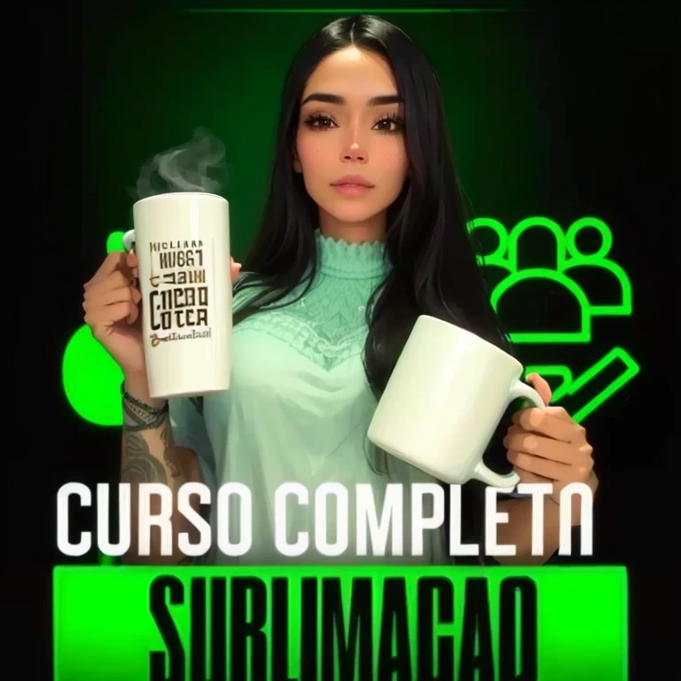 a woman holding a cup and a mug of coffee in her hand, simulacra, looks like fabiula nascimento, seu madruga, by Silvia Pelissero, xsullo, fernanda suarez, mateus 9 5, surreale,, victoria siemer