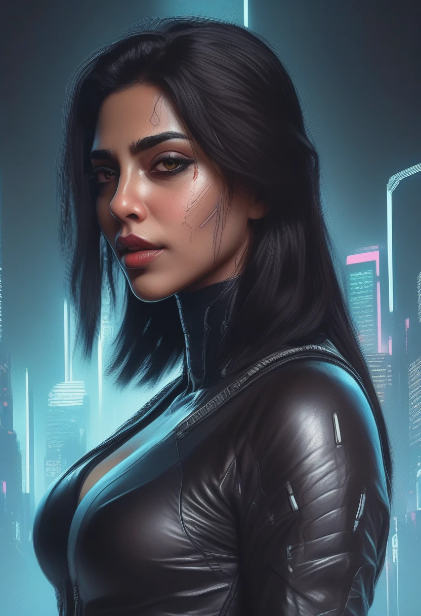 AishwaryaLekshmi,portrait,female, intricate details; in the style of Artgerm and Tom Bagshaw. Oil on canvas painting with V-ray tracing lighting by Alphonse Muchas Giger trending at artstation octane render unreal engine 5 quality cinema4d rtx hdr volumetric natural light 3D pinterest colorful cinematic dramatic lightning very detailed 8k resolution concept matte illustration photorealism cyberpunk 2077 fantasy sci fi smooth sharp focus high detail comic book cover artwork watering text black background dynamic scene full body profile pose future fashion model portrait soft shadows postapocalyptic vibes cinestill many years old man