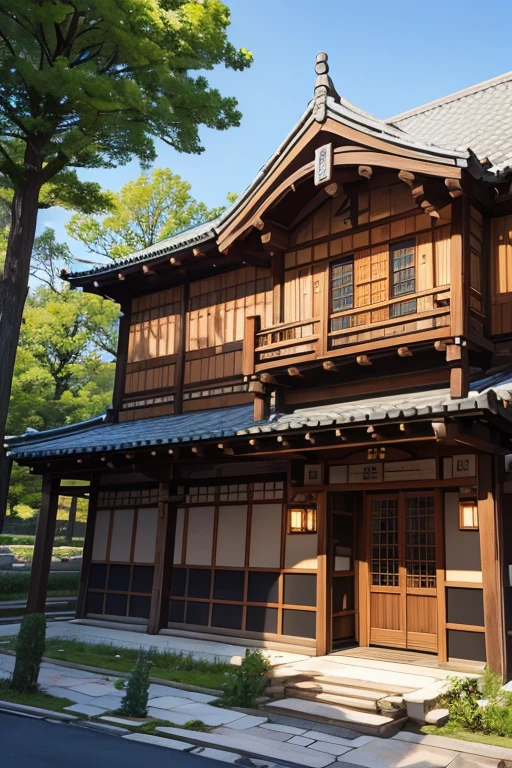 Exterior of a medieval European-style building。Izakaya「He&#39;s Residence」。